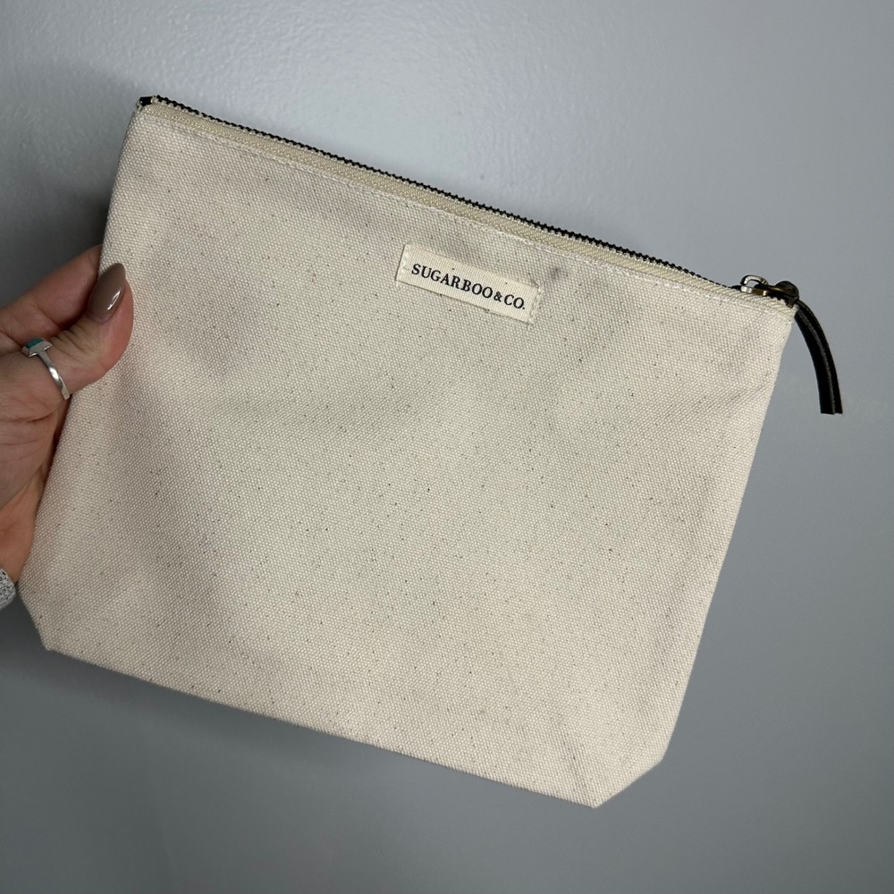 Sugarboo & Co Pouch Women OS Cream Good Stevie Nicks Quote Canvas Makeup Bag
